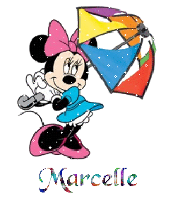 Prénom Marcelle en signature animée