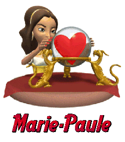 Prénom Marie Paule en signature animée