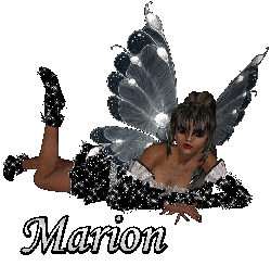 Prénom Marion en signature animée