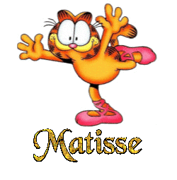 Prénom Matisse en signature animée