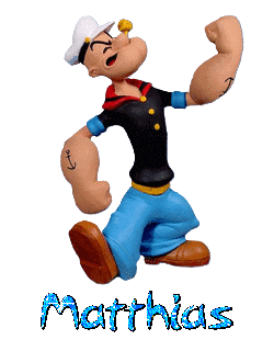 Prénom Matthias en signature animée