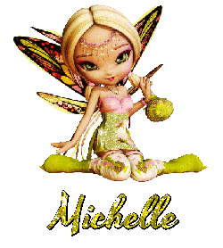 Prénom Michelle en signature animée