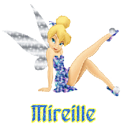 Prénom Mireille en signature animée