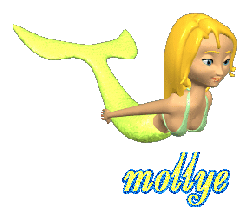 Prénom Mollye en signature animée