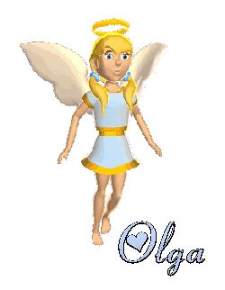 Prénom Olga en signature animée