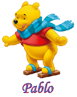 Prénom Pablo en signature animée