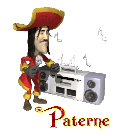 Prénom Paterne en signature animée
