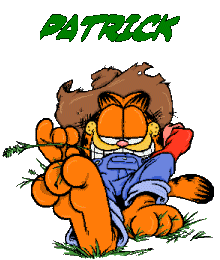 Prénom Patrick en signature animée