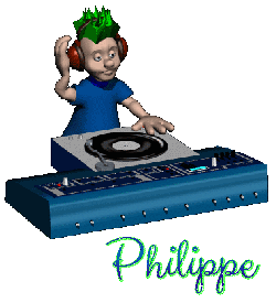 Prénom Philippe en signature animée