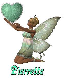 Prénom Pierrette en signature animée