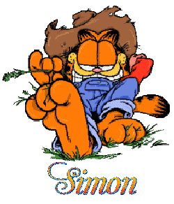 Prénom Simon en signature animée