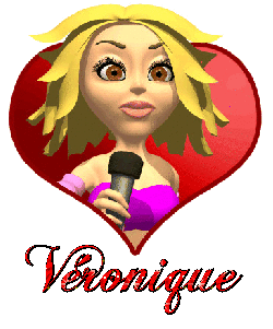 Prénom Veronique en signature animée