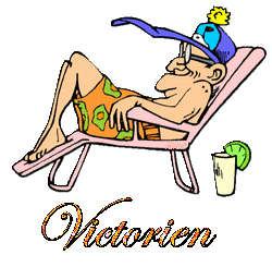 Prénom Victorien en signature animée