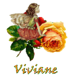 Prénom Viviane en signature animée