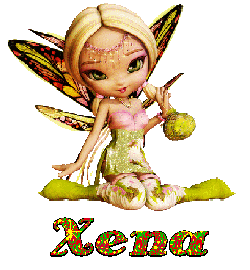 Prénom Xena en signature animée