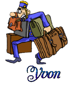 Prénom Yvon en signature animée