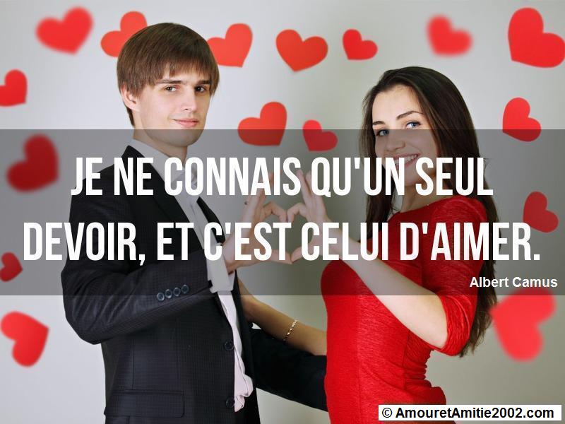 Citation Amour Je Ne Connais Qu Un Seul Devoir Et C Est Celui D Aimer