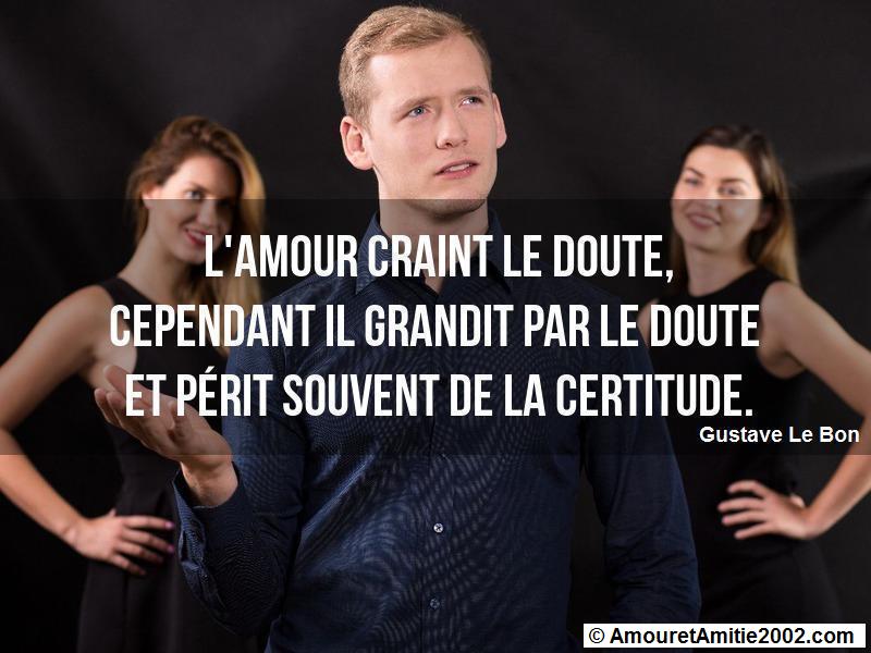 Citation Amour L Amour Craint Le Doute