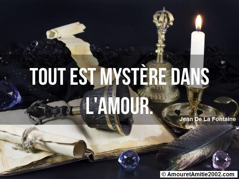 Citation Amour Tout Est Mystere Dans L Amour