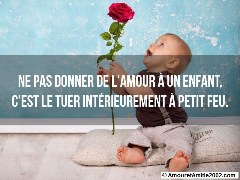 Citation Amour Ne Pas Donner De L Amour A Un Enfant