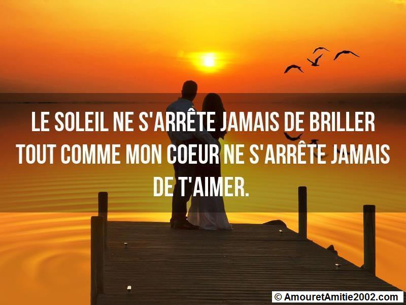 Citation Amour Le Soleil Ne S Arrete Jamais De Briller