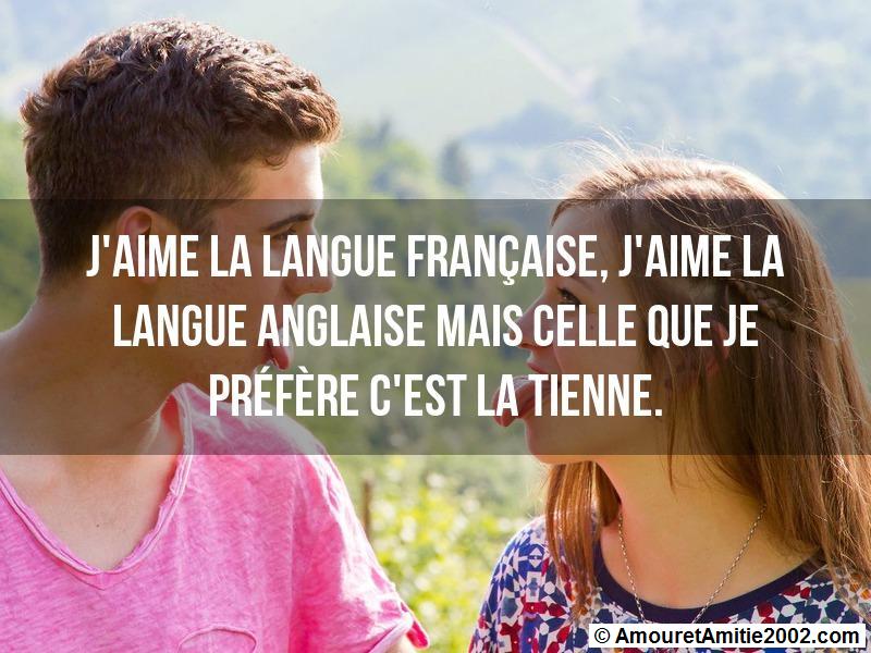 j'aime la langue française