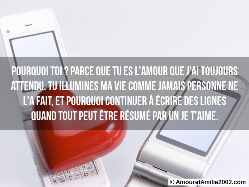 sms amour 292