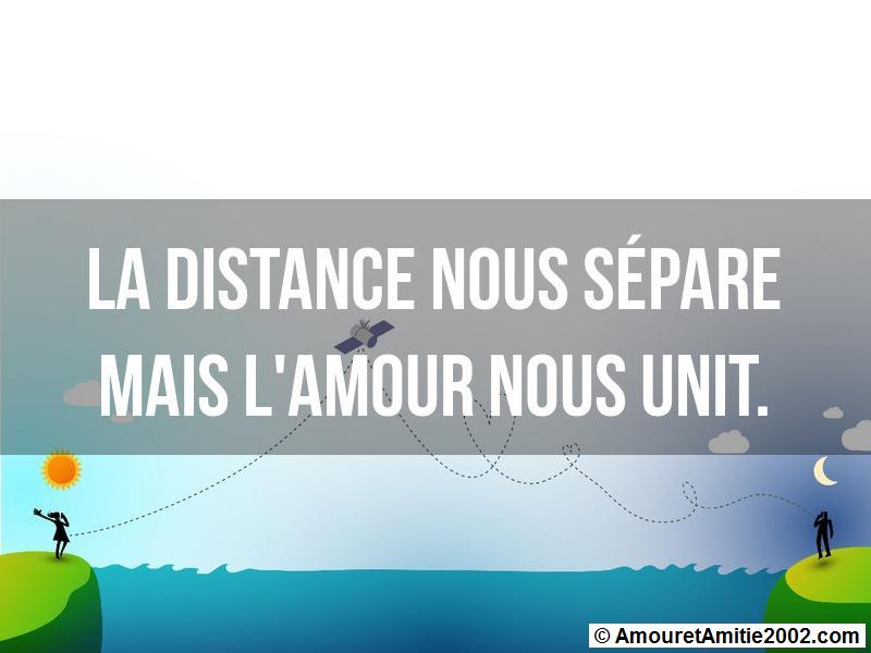 Sms Amour La Distance Nous Sépare Mais Lamour Nous Unit